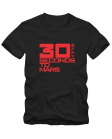 marškinėliai 30 seconds to Mars logo